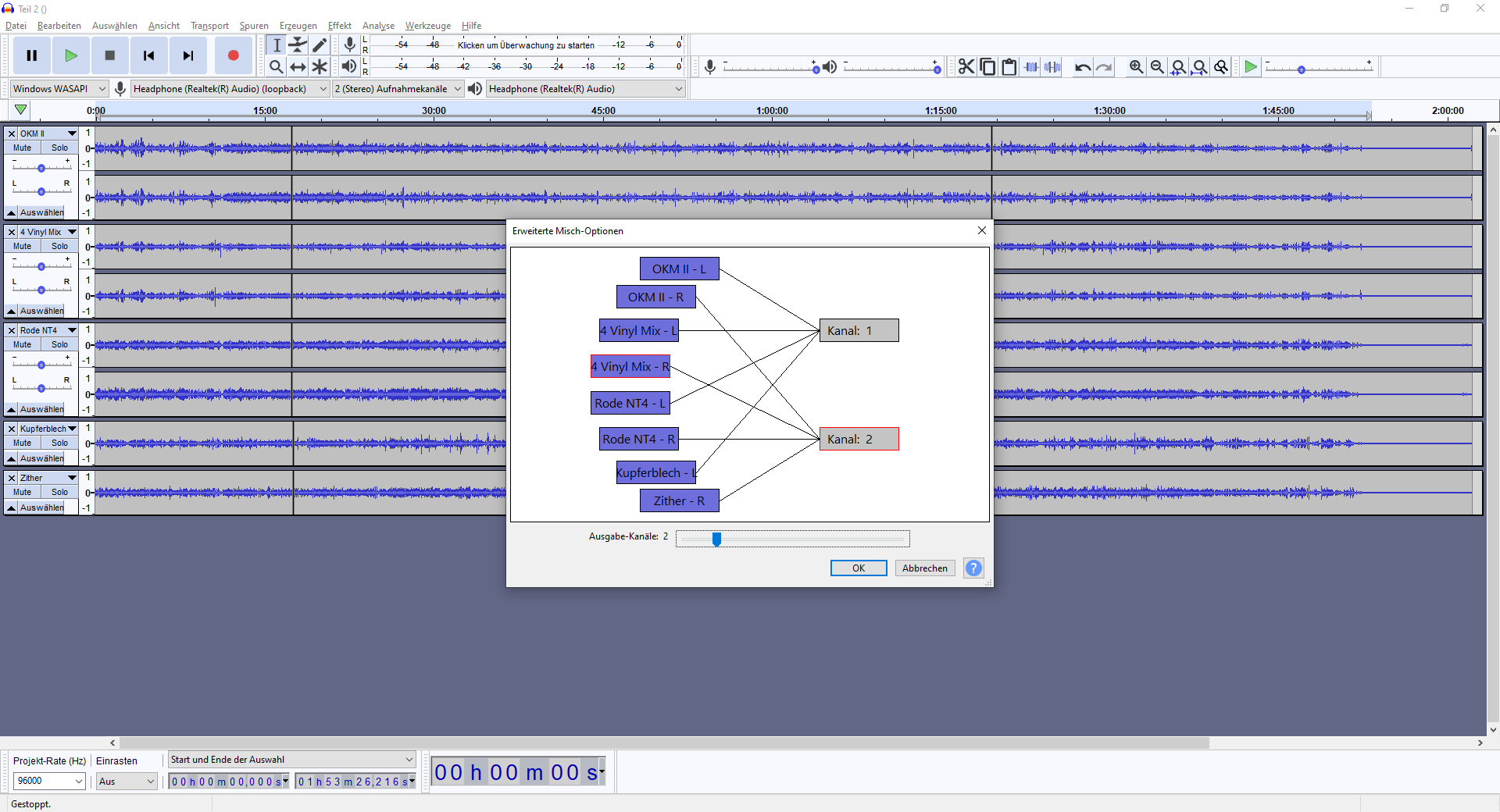 2026-03-17 John Cage - Prepared Piano (4 Vinyl 'hyperlinear Quad Motor Driver' Tape Echo Vocoder Mix) (aufnehmen Tape 34)