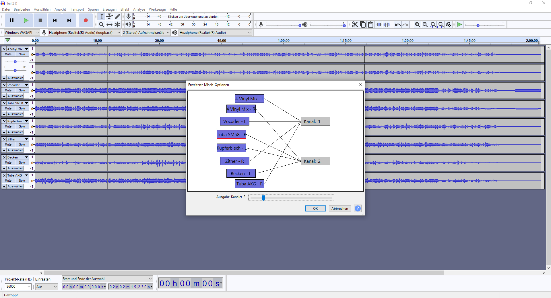 2026-03-17 John Cage - Prepared Piano (4 Vinyl 'hyperlinear Quad Motor Driver' Tape Echo Vocoder Mix) (aufnehmen Tape 34)