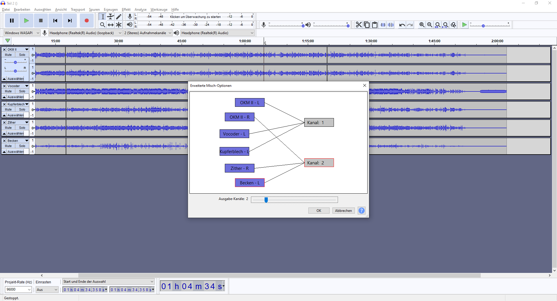 2026-03-17 John Cage - Prepared Piano (4 Vinyl 'hyperlinear Quad Motor Driver' Tape Echo Vocoder Mix) (aufnehmen Tape 34)