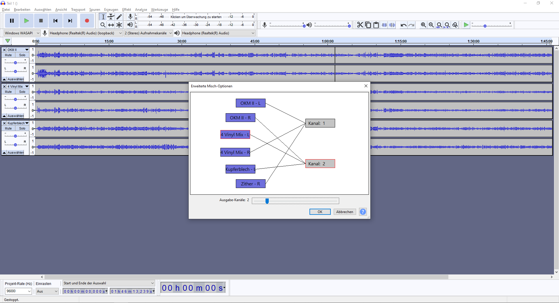 2026-03-17 John Cage - Prepared Piano (4 Vinyl 'hyperlinear Quad Motor Driver' Tape Echo Vocoder Mix) (aufnehmen Tape 34)