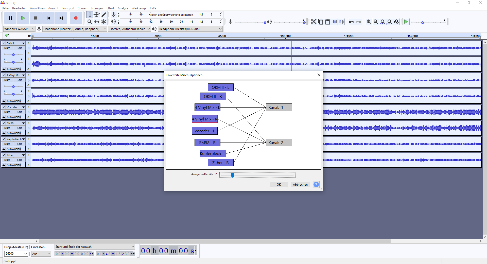 2026-03-17 John Cage - Prepared Piano (4 Vinyl 'hyperlinear Quad Motor Driver' Tape Echo Vocoder Mix) (aufnehmen Tape 34)