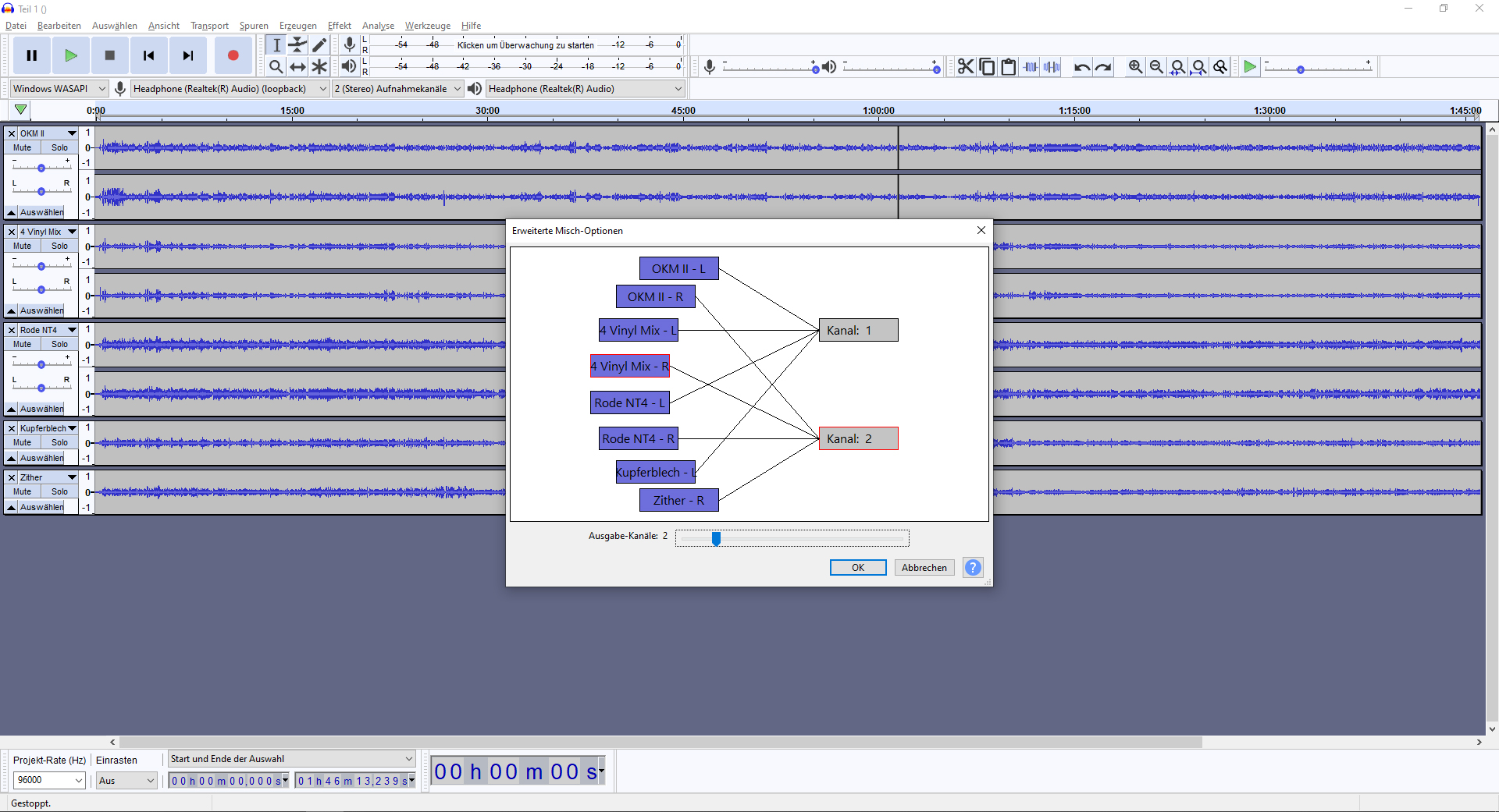 2026-03-17 John Cage - Prepared Piano (4 Vinyl 'hyperlinear Quad Motor Driver' Tape Echo Vocoder Mix) (aufnehmen Tape 34)
