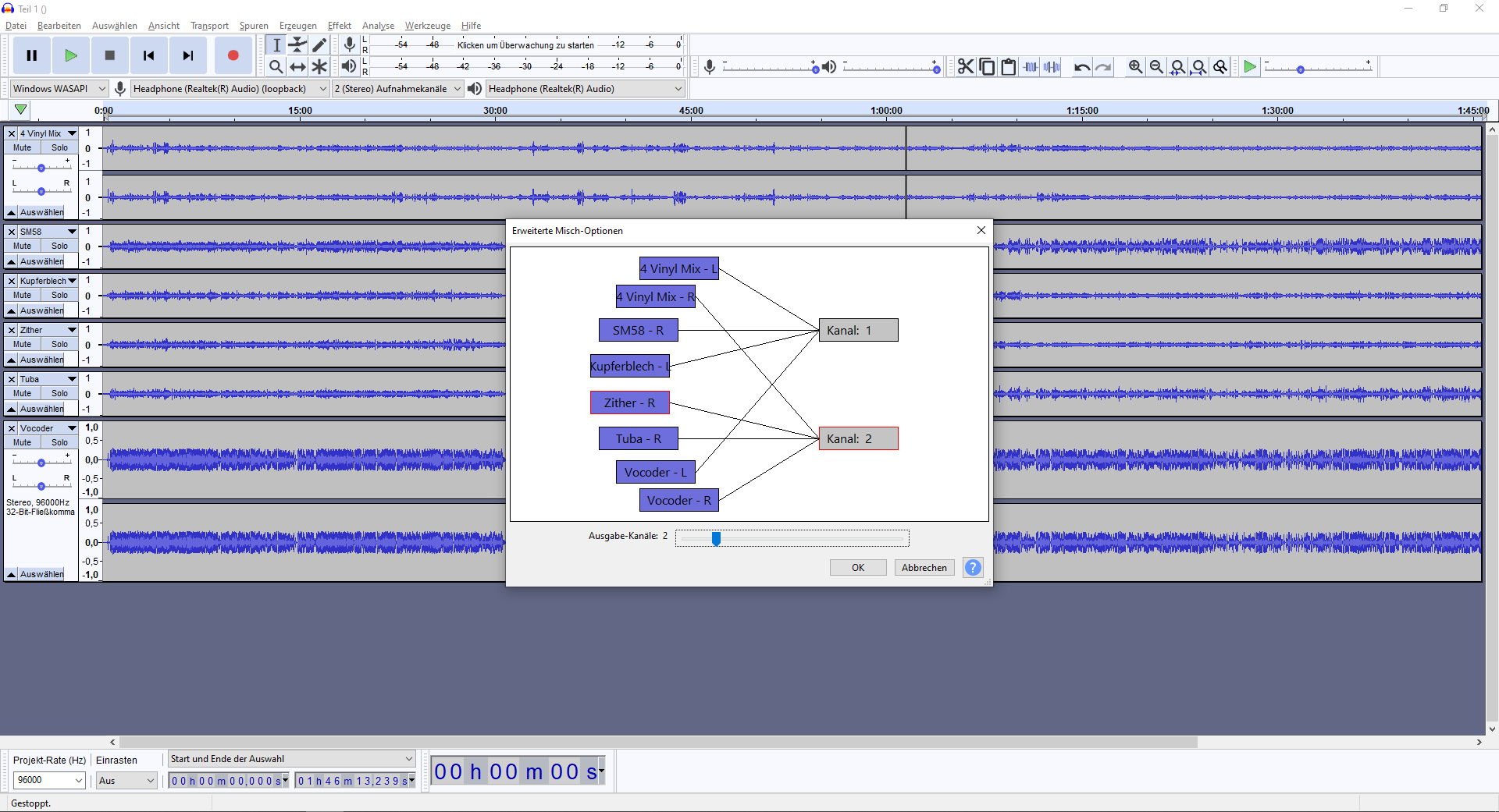 2026-03-17 John Cage - Prepared Piano (4 Vinyl 'hyperlinear Quad Motor Driver' Tape Echo Vocoder Mix) (aufnehmen Tape 34)