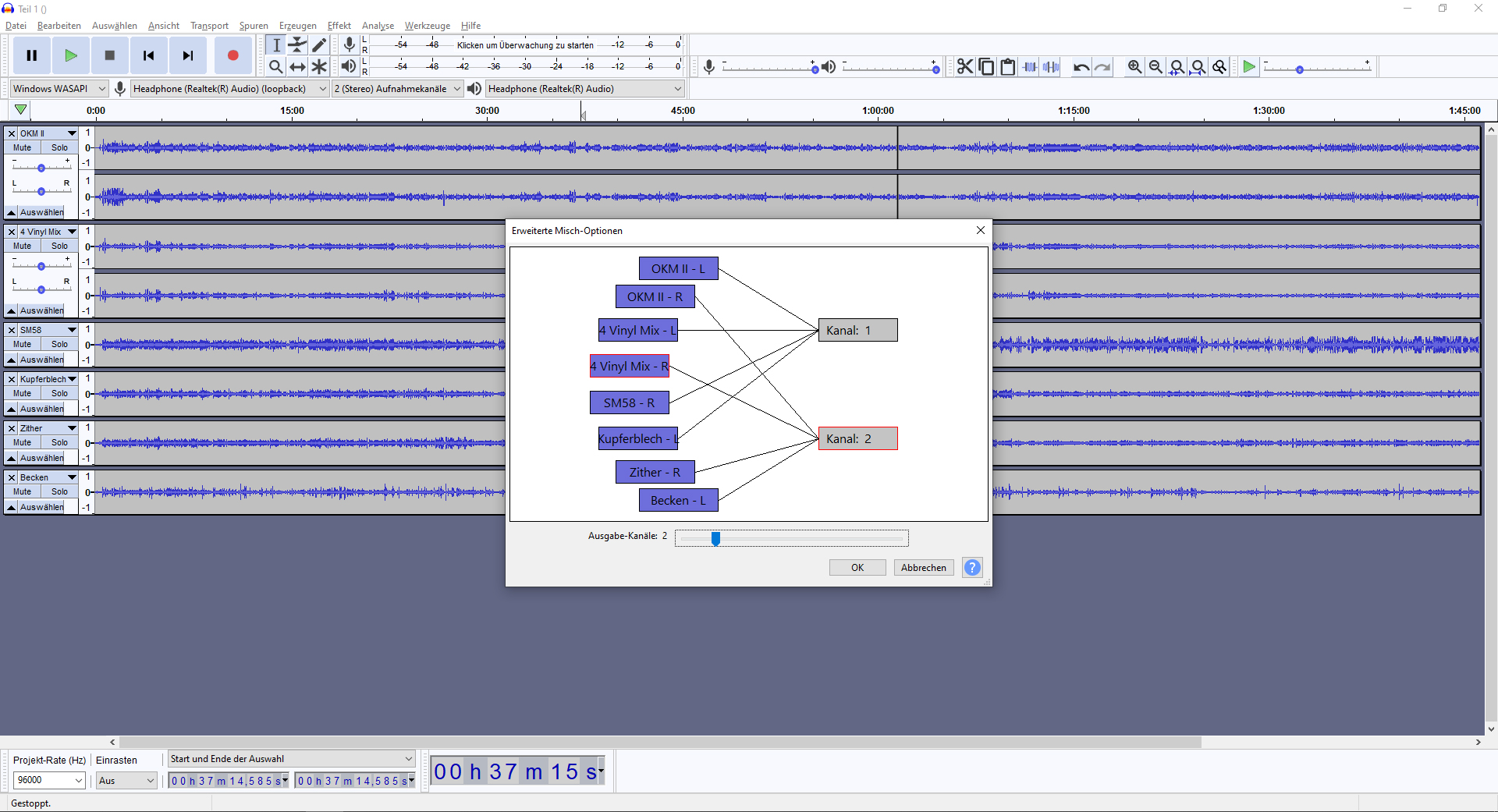 2026-03-17 John Cage - Prepared Piano (4 Vinyl 'hyperlinear Quad Motor Driver' Tape Echo Vocoder Mix) (aufnehmen Tape 34)
